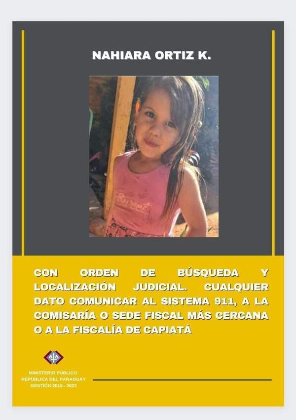 Hallaron a niña que estaba desaparecida en Capiatá | 1000 Noticias