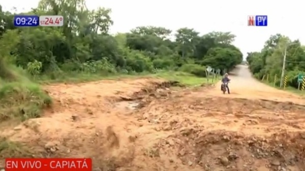 Capiatá: A un mes del colapso de un puente que sigue sin ser reparado - PARAGUAYPE.COM