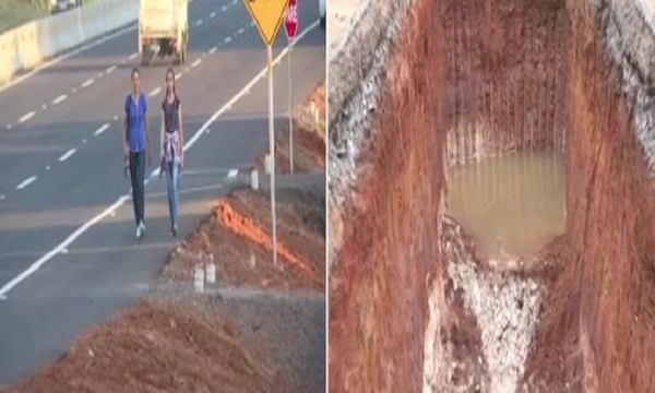 ¿Llegó la solución a Barrero Grande? : Construyen paso peatonal subterráneo - SNT