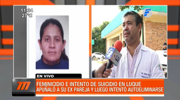 Feminicidio e intento de suicidio en Luque | Telefuturo