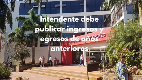 Deben publicar ingresos y egresos de años anteriores » San Lorenzo PY