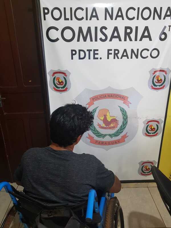 Incapacitado para caminar, pero no para robar - La Clave