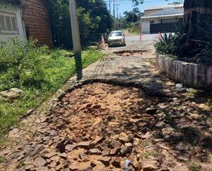 Capilla del Monte: vecinos urgen arreglo de calle - San Lorenzo Hoy