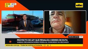 Varias organizaciones piden al congreso que rechace el proyecto de Ley que penaliza cierres de rutas - Mesa de Periodistas - ABC Color