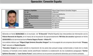 Capturan en Madrid a paraguayo vinculado a carga de cocaína incautada en Villeta | 1000 Noticias