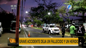 Trágico accidente sobre avenida Mariscal López en San Lorenzo