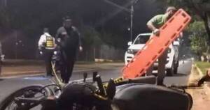 La Nación / Accidente en San Lorenzo deja un motociclista fallecido