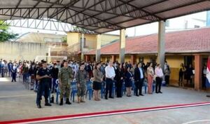 Municipalidad inauguró tinglado en el Liceo Víctor Natalicio Vasconcelos