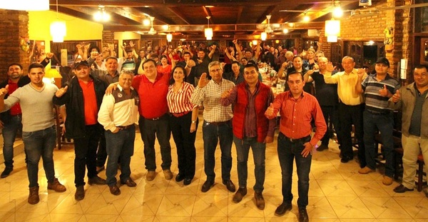 Reunión de candidatos de Honor Colorado en Independencia - Noticiero Paraguay