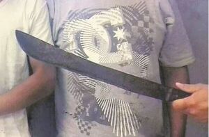 A machetazos, asaltante hirió a una mujer y la despojó de su motocicleta