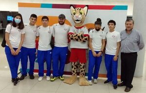 Despiden a comitiva nacional que estará en Juegos Suramericanos de la Juventud
