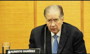 El ministro Alberto Ramírez Zambonini se despide del Tribunal Superior de Justicia Electoral - PDS RADIO