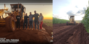 SAN RAFAEL DEL PNÁ: INTENDENTE ACOMPAÑA TRABAJO DE MEJORAS DE CAMINO TRAYECTO CANARIO-AURORA - Itapúa Noticias