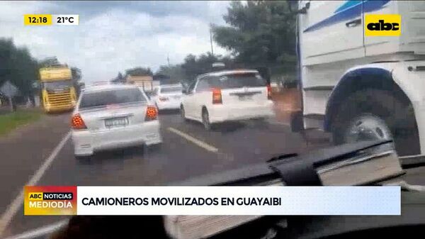 Guayaybí: Prolongado cierre de ruta en la rotonda de la Calle 6 Mil - ABC Noticias - ABC Color