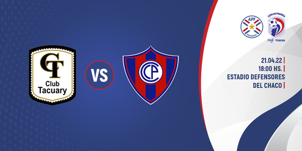 Tacuary recibe a Cerro Porteño en el Defensores desde las 18:00