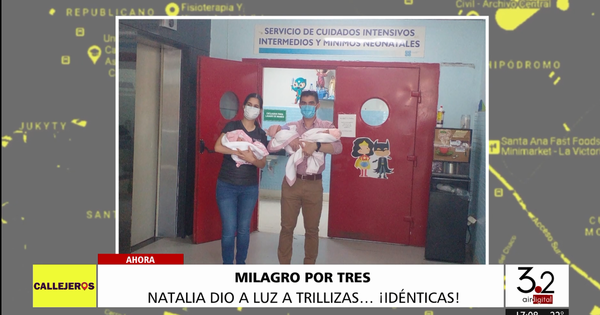 Mamá de trillizas idénticas: “Mañana ya cumplen un mes; estoy entusiasmada”