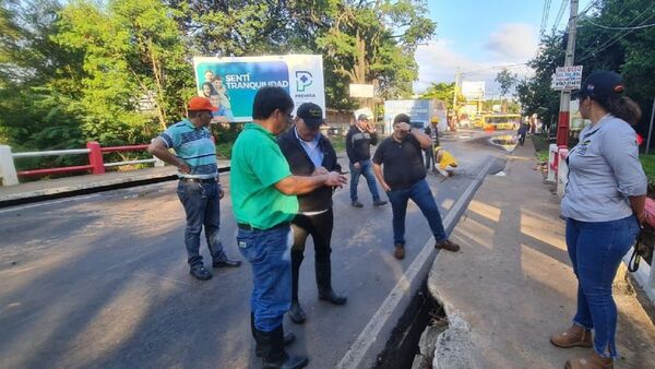 San Lorenzo: Desvíos por trabajos en transitado puente Ybera