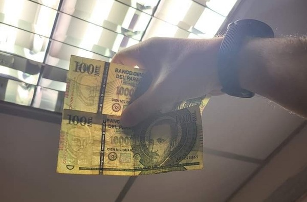 Policía alerta a ciudadanía por nueva circulación de billetes falsos de G. 100.000