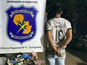 Curuguaty: Tras allanamiento detienen a presunto microtraficante - Judiciales.net