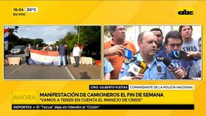 Tregua hasta el lunes entre camioneros y la policía - Factor Clave - ABC Color