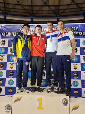Tres paraguayos en el podio del Sudamericano de Karate - Polideportivo - ABC Color