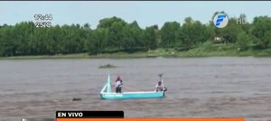 ¡Súper cruel! Obligaron a un caballo a cruzar rio caminando | Noticias Paraguay