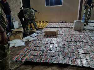 Incautan más de 1.100 kilos de cocaína durante allanamiento en Pedro Juan - ADN Digital