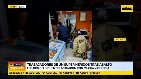 Lambaré: Violento asalto a local comercial - ABC Noticias - ABC Color