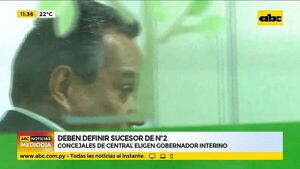 Gobernación de Central: Concejales deben definir situación del Hugo Javier - ABC Noticias - ABC Color
