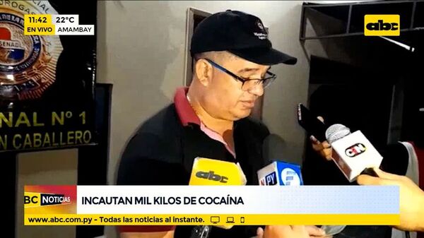 Incautaron más de 1.000 kilos de cocaína en Pedro Juan Caballero - ABC Noticias - ABC Color