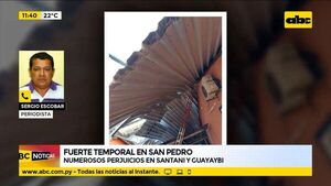 Temporal causó numerosos perjuicios en Santaní y Guayaibi - ABC Noticias - ABC Color