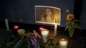 Manifestación en Monterrey por el asesinato de una joven que había desaparecido