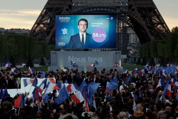 Emmanuel Macron fue reelecto presidente de Francia