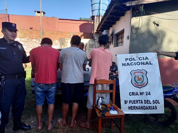 Rastreo satelital permite detención de tres presuntos delincuentes - ABC en el Este - ABC Color