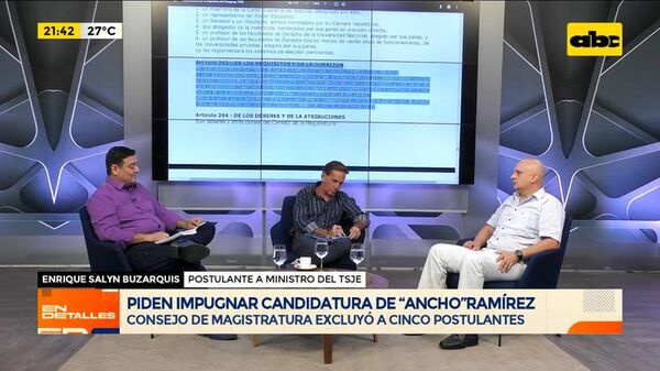 Piden impugnar candidatura de “Ancho” Ramírez - ABC Noticias - ABC Color