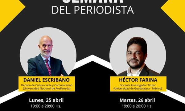 Semana del Periodista inicia con conferencias virtuales en FAFI-UNE