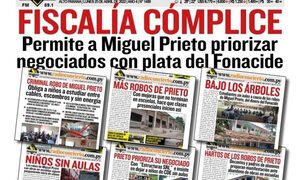 Fiscalía cómplice permite a Prieto priorizar negociados con el dinero del Fonacide