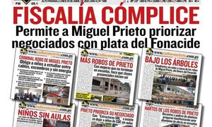 Fiscalía cómplice permite a Prieto priorizar negociados con el dinero del Fonacide