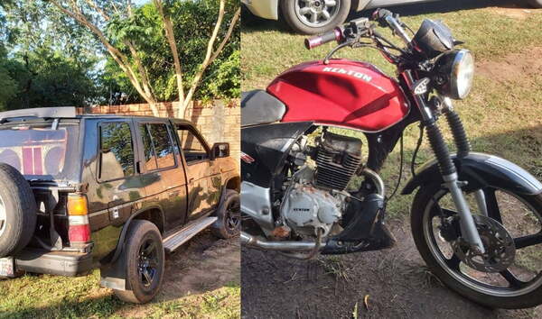 Colisión entre una motocicleta y camioneta deja un herido grave en San José de los Arroyos - Noticiero Paraguay