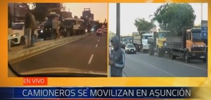 Camioneros se repliegan hasta Calle Última