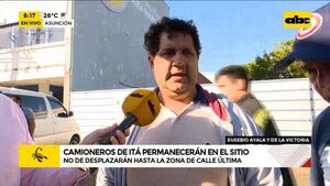 Camioneros de Itá permanecerán en el sitio - ABC Noticias - ABC Color