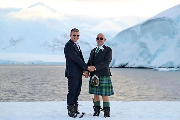 Diario HOY | Primer matrimonio homosexual en base antártica británica