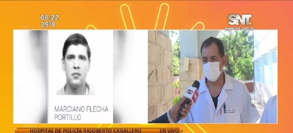 Estado de salud del agente herido tras enfrentamiento - SNT