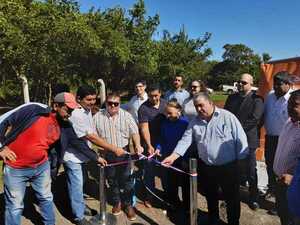 Municipio habilita sistema de distribución de agua potable en el B° María Florencia