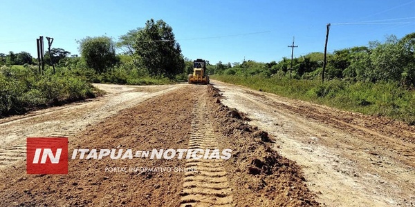 TRABAJOS DE MEJORA VIAL EN JOSÉ LEANDRO OVIEDO