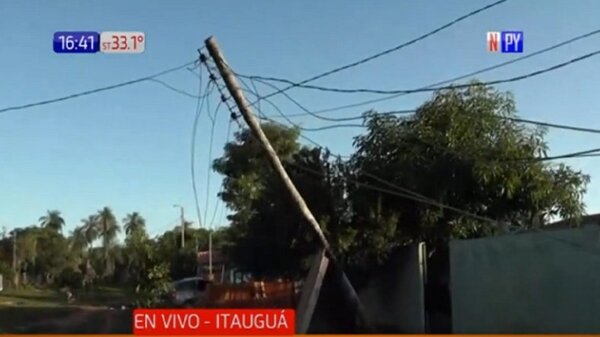Tormenta causó estragos en Itauguá y comunidad está sin luz hace 4 días | Noticias Paraguay