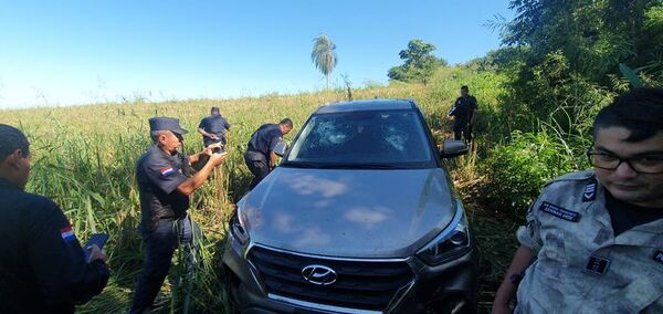 Abandonan camioneta utilizada en atentado contra policía - ABC en el Este - ABC Color