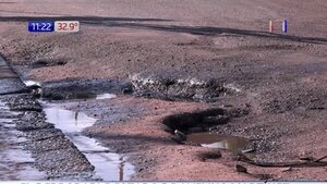 Terribles Baches en Avenida Avelino Martínez | Noticias Paraguay