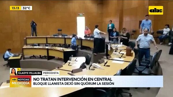 Sesión de central sin quorum - ABC Noticias - ABC Color