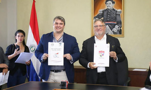 Firma de convenio entre el Municipio y la Gobernación para ejecución conjunta de obras en Coronel Oviedo - OviedoPress